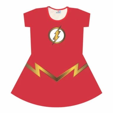 Vestido Infantil Super Heroína