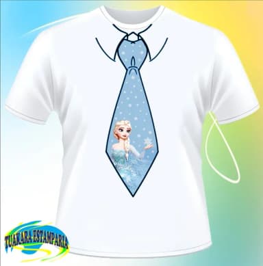 Camiseta Gravata Elsa