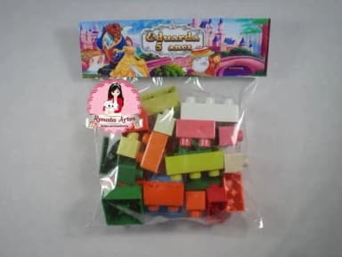 Blocos de Montar Bela e a Fera