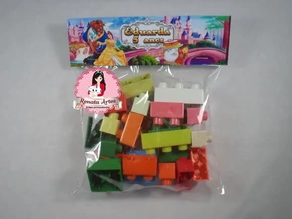 Blocos de Montar Bela e a Fera