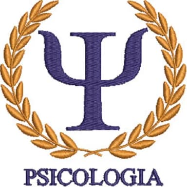 Matriz de Bordado Símbolo Psicologia