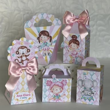 Kit 60 Lembrancinhas Circo