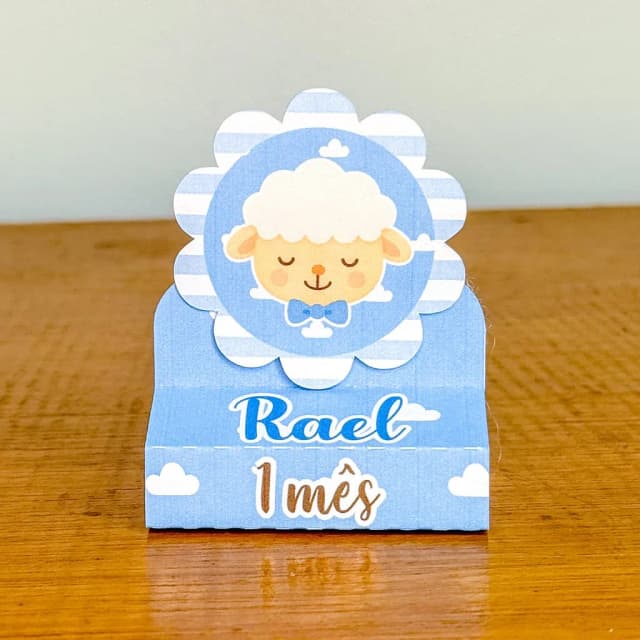 PEGUE E MONTE - Porta Bis Duplo Personalizados CORDEIRINHO - Decoração de Festa | Lembrancinhas | Aniversário | Personalizados