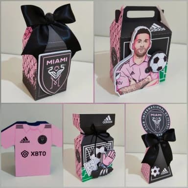 Kit 60 Lembrancinhas Inter Miami