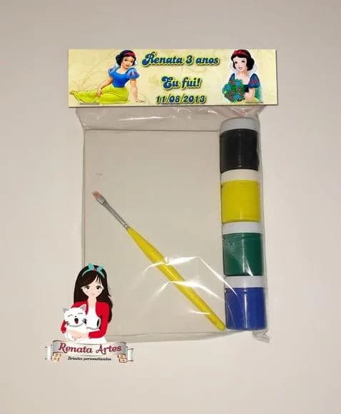 Kit Pintura Personalizado Branca de Neve 2