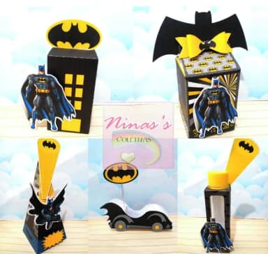 Kit 60 Lembrancinhas Batman