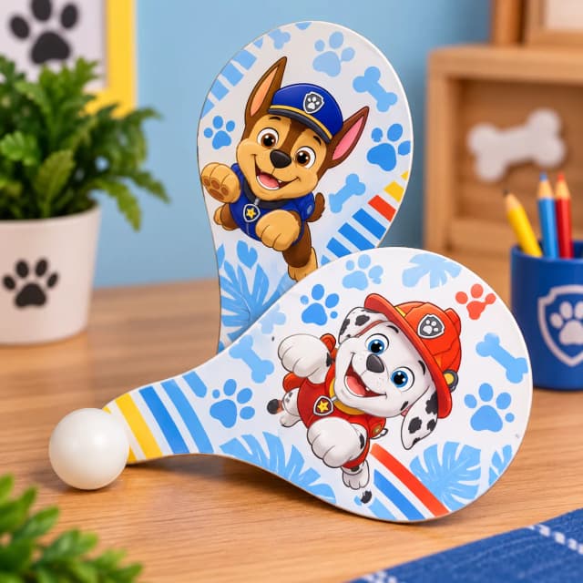 Kit Raquete Personalizada Todos os Temas – Diversão Infantil