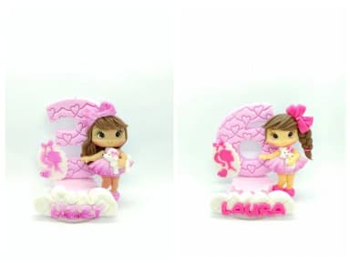 Vela Barbie Cachorrinha ou Gatinha (1 a 9 Anos)