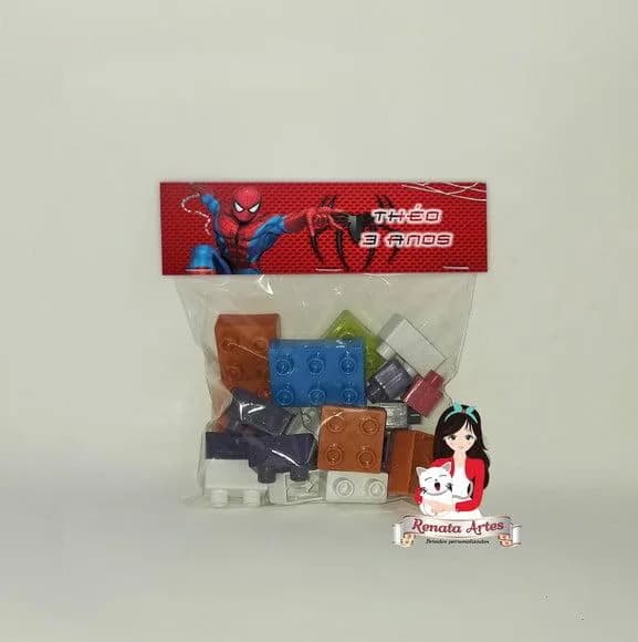 Bloco de Montar Personalizado Homem Aranha 2