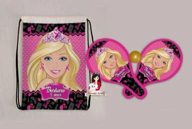 Mochila Ping Pong Tema Barbie