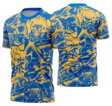 Arte Vetor Camisa Tigres Uanl Pre-jogo 2025-2026