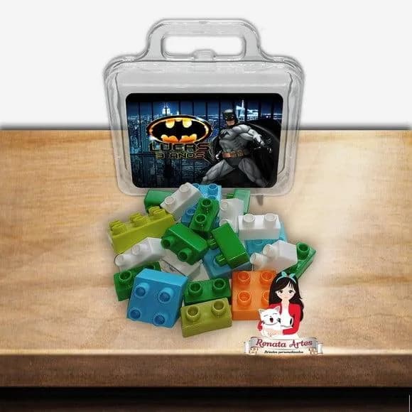 Maleta com Blocos de Montar Batman