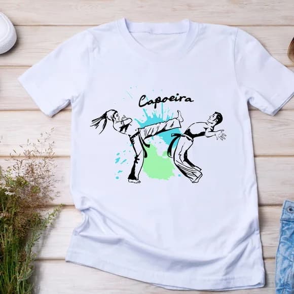 Camiseta Capoeira Arte Marcial Luta Cultura Brasileira