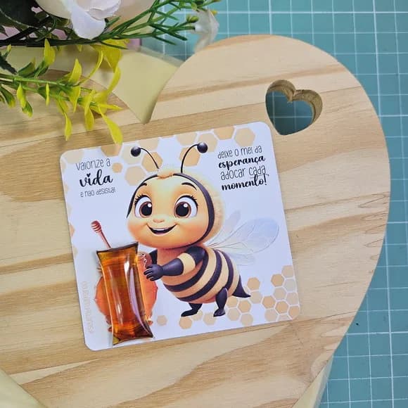 Cartão com Mel - Setembro Amarelo