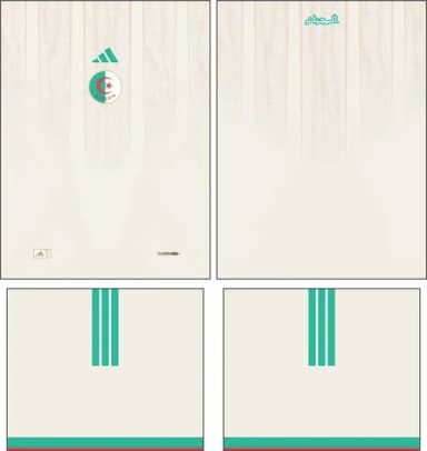 Arte Vetor Camisa Algeria Local 2026