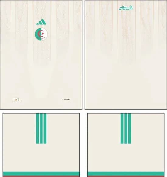 Arte Vetor Camisa Algeria Local 2026
