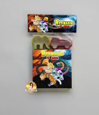 Massinha na Lapela com Forminhas Dragon Ball Z
