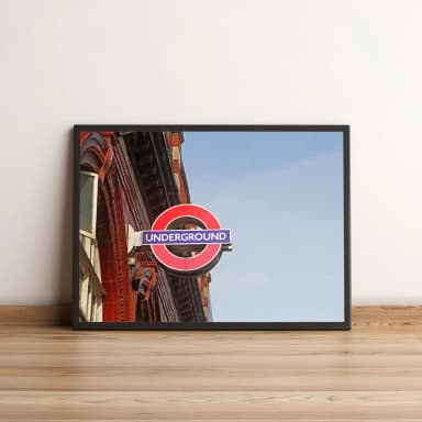 Quadro Placa Underground 43