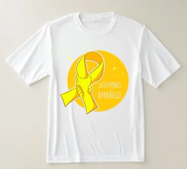 Camiseta Setembro Amarelo Apoiar É Um Ato de Amor