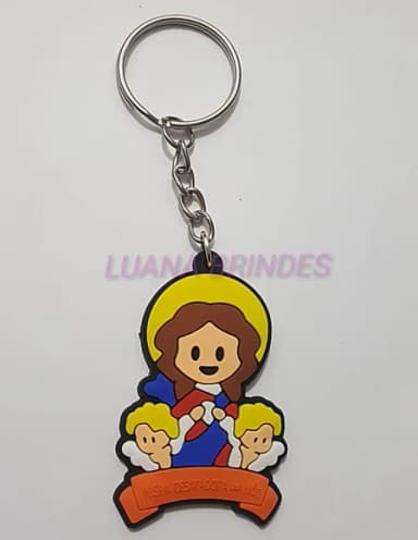 Chaveiro Desatadora dos Nós de Borracha 5,3cm Pct 4 Unidade