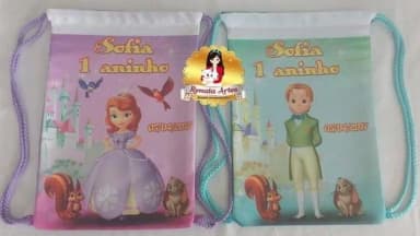 Mochila de Tecido Sofia e James