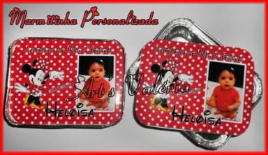 Adesivo Personalizado para Marmitinha de 250gr