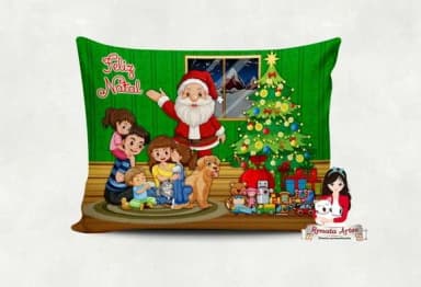 Almofada Personalizada Tema Natal 2025
