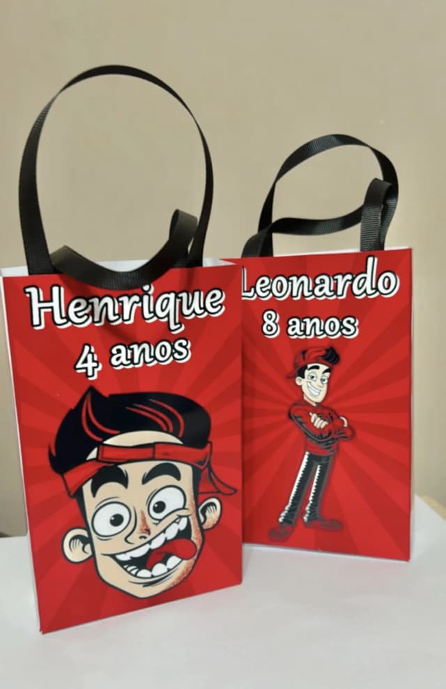 Sacolinhas Personalizadas Enaldinho