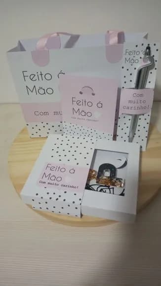 Arquivo Caixa Chaveiro Caneta
