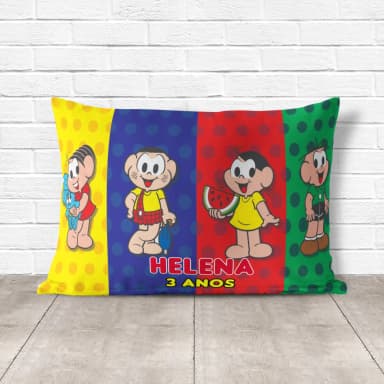 Almofada Personalizada lembrancinhas da Turma da Monica