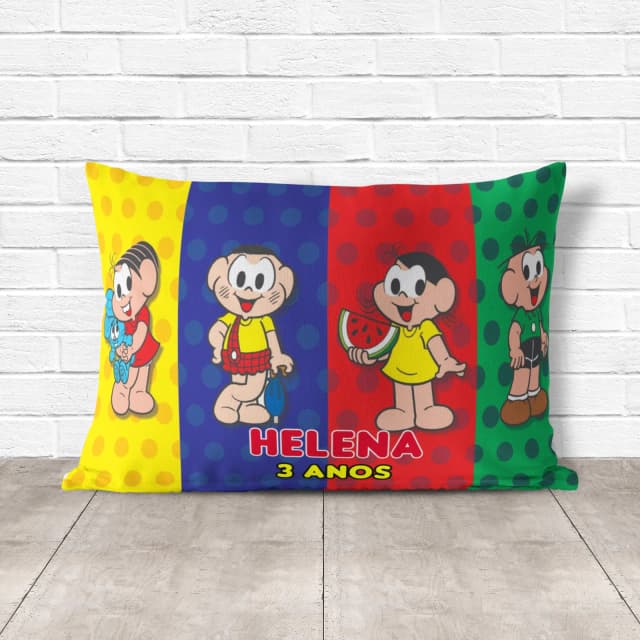 Almofada Personalizada lembrancinhas da Turma da Monica