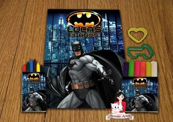Kit Passatempo Personalizado Batman