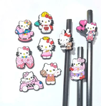 Lápis C/ponteira Hello Kitty Pacote com 9 Unidades