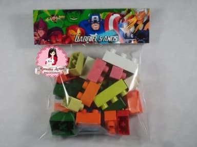 Blocos de Montar Vingadores Desenho