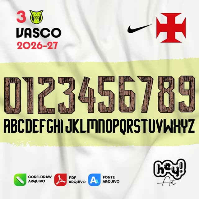 Fonte Vetor Vasco 2026/27 Third