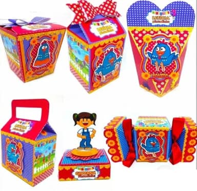 Kit 60 Lembrancinhas Galinha Pintadinha
