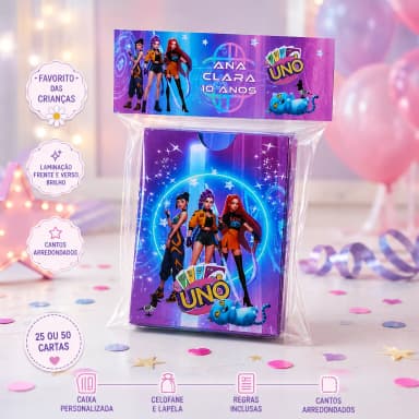 Jogo de Cartas Uno Lembrancinha de Aniversário