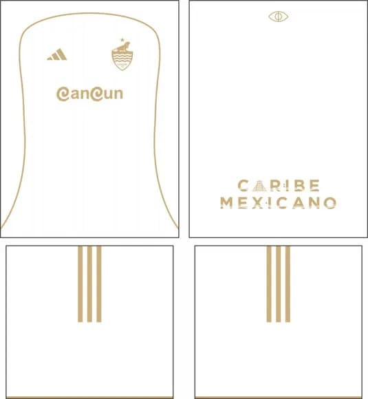 Arte Vetor Camisa Cancun Visita 2025-2026