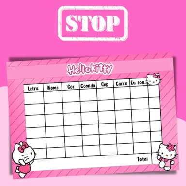 Jogo do Stop ( Conhecido Como Adedanha)