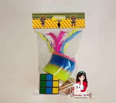 Kit Brinquedos Retrô Personalizado Tema Lol Queen Bee