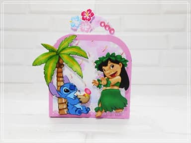 Maletinha Stitch Rosa