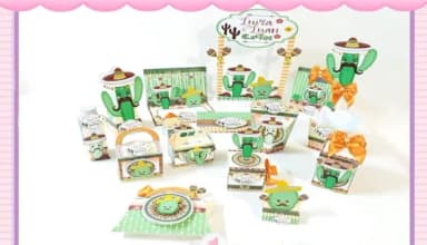 Kit 30 Lembrancinhas Cactos