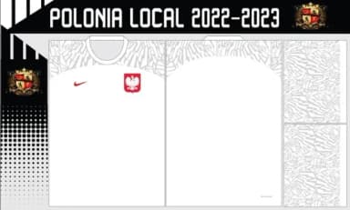 Vetor da Camisa Polonia Local 2022-2023