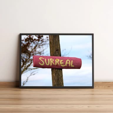Quadro Placa Surreal 14