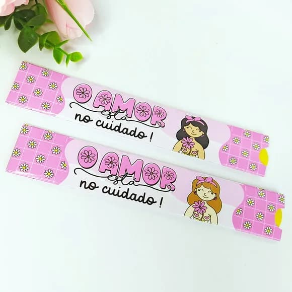 Porta Mini Lixa Outubro Rosa