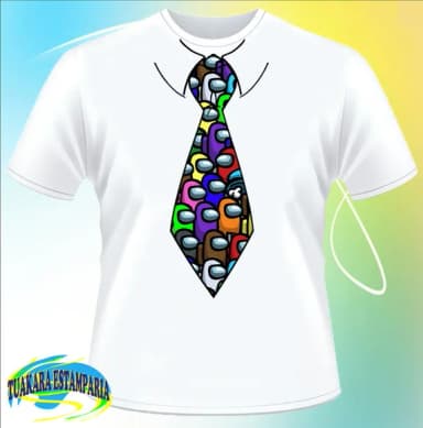 Camiseta Gravata Among Us