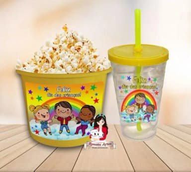 Kit Cinema Personalizado Dia das Crianças 2024