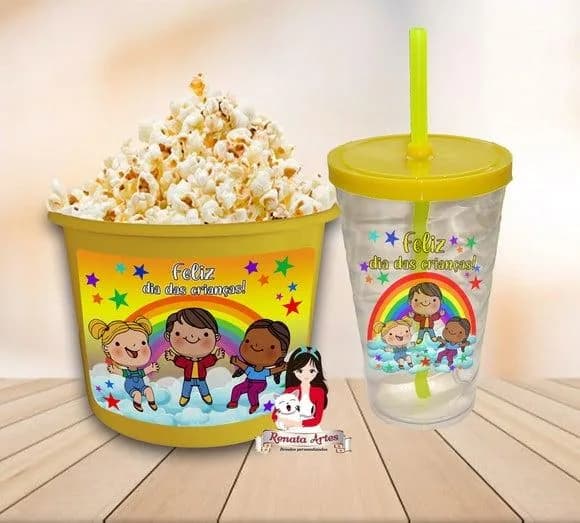 Kit Cinema Personalizado Dia das Crianças 2024