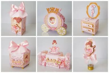 Kit 60 Lembrancinhas Bailarina