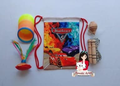 Mochila Boa Infância Tema Carros 3